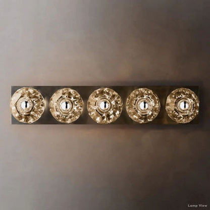 Boule Spherical Cristal Linear Wall Sconce