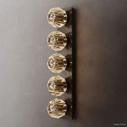Boule Spherical Cristal Linear Wall Sconce