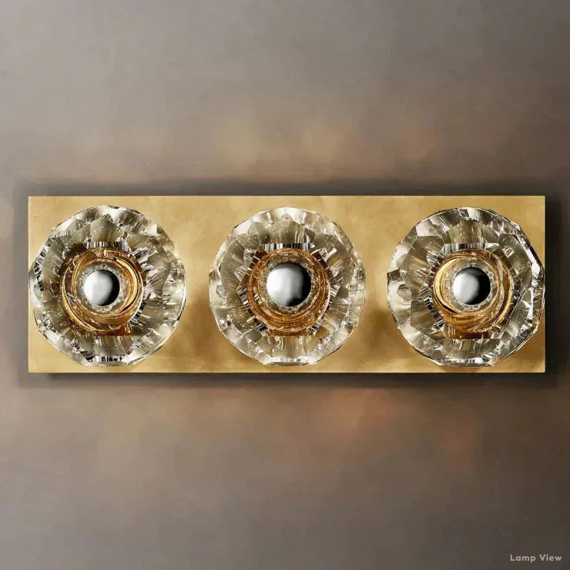 Boule Spherical Cristal Linear Wall Sconce