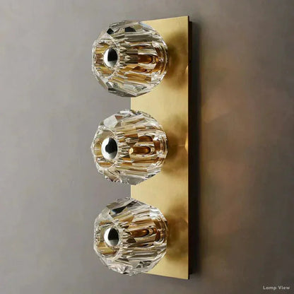 Boule Spherical Cristal Linear Wall Sconce