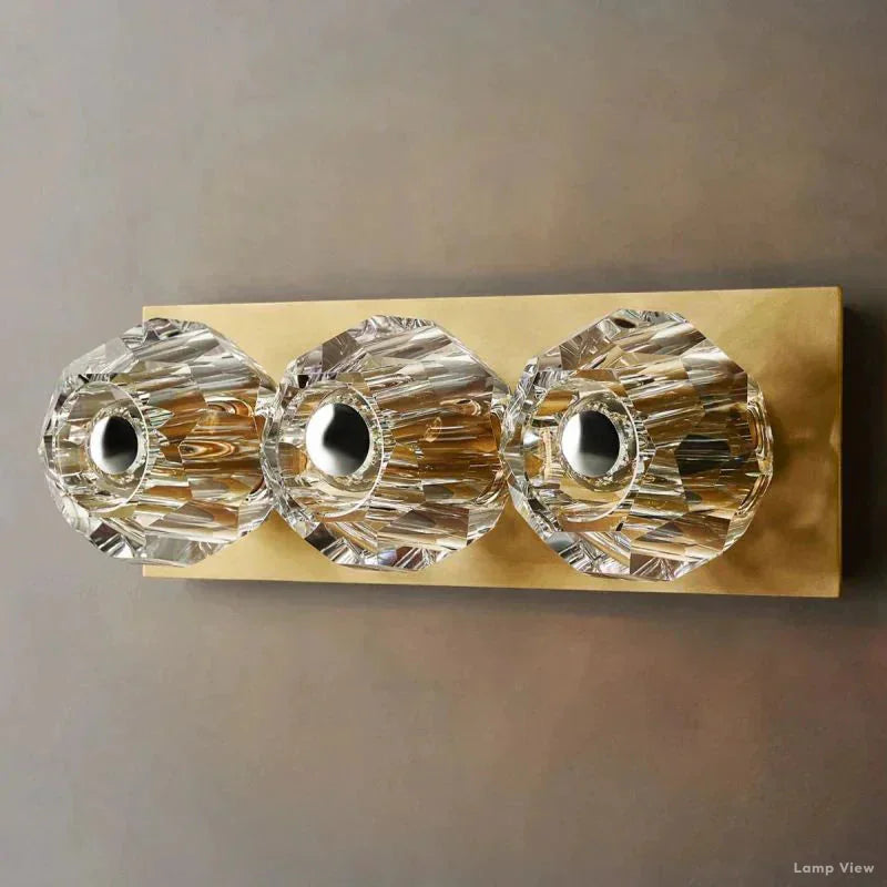 Boule Spherical Cristal Linear Wall Sconce