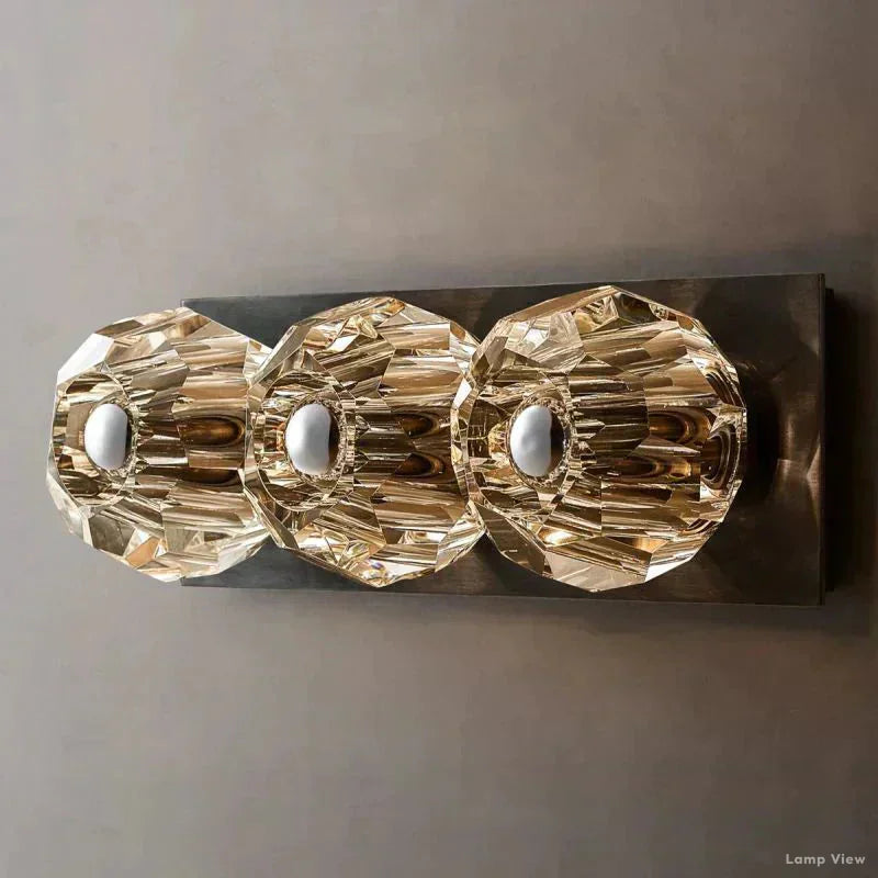 Boule Spherical Cristal Linear Wall Sconce