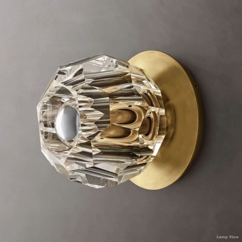 Boule Spherical Cristal Petite Wall Sconce