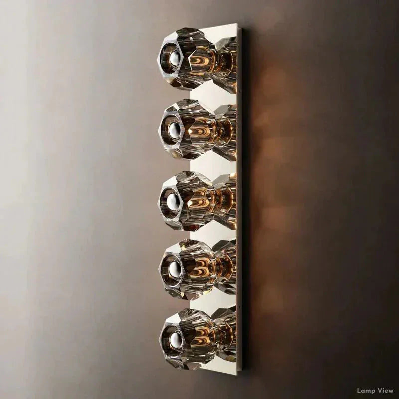 Boule Spherical Cristal Linear Wall Sconce