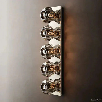 Boule Spherical Cristal Linear Wall Sconce