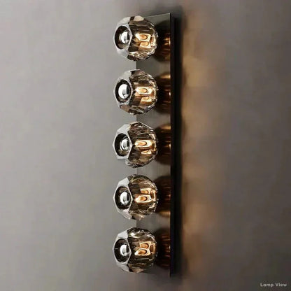 Boule Spherical Cristal Linear Wall Sconce