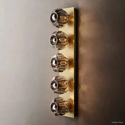 Boule Spherical Cristal Linear Wall Sconce