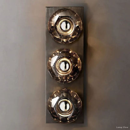 Boule Spherical Cristal Linear Wall Sconce