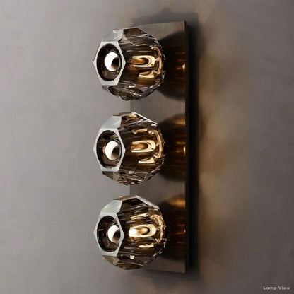 Boule Spherical Cristal Linear Wall Sconce