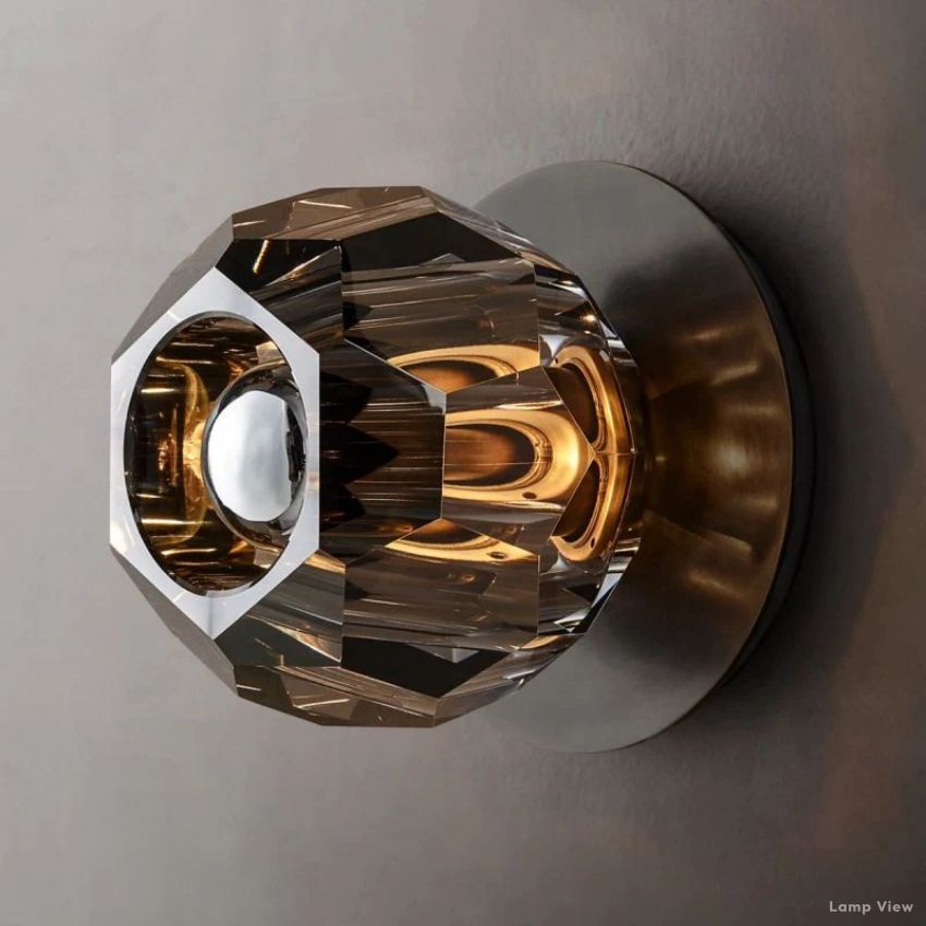 Boule Spherical Cristal Petite Wall Sconce