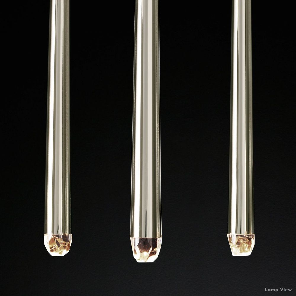 Aquitaine Conical Form Linear Chandelier 60"