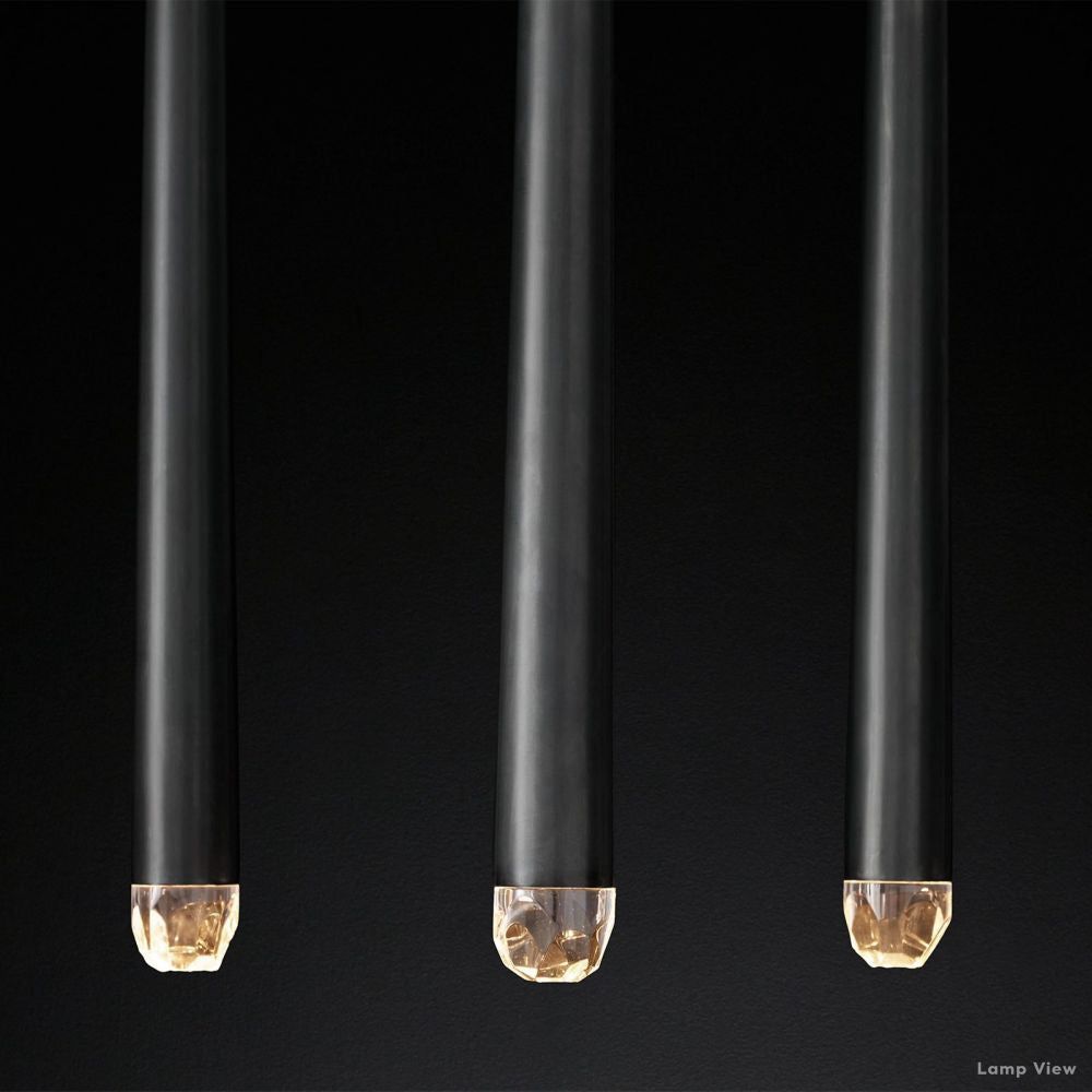 Aquitaine Conical Form Linear Chandelier 60"