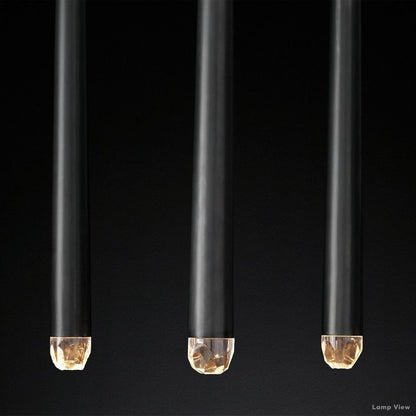 Aquitaine Conical Form Linear Chandelier 60"