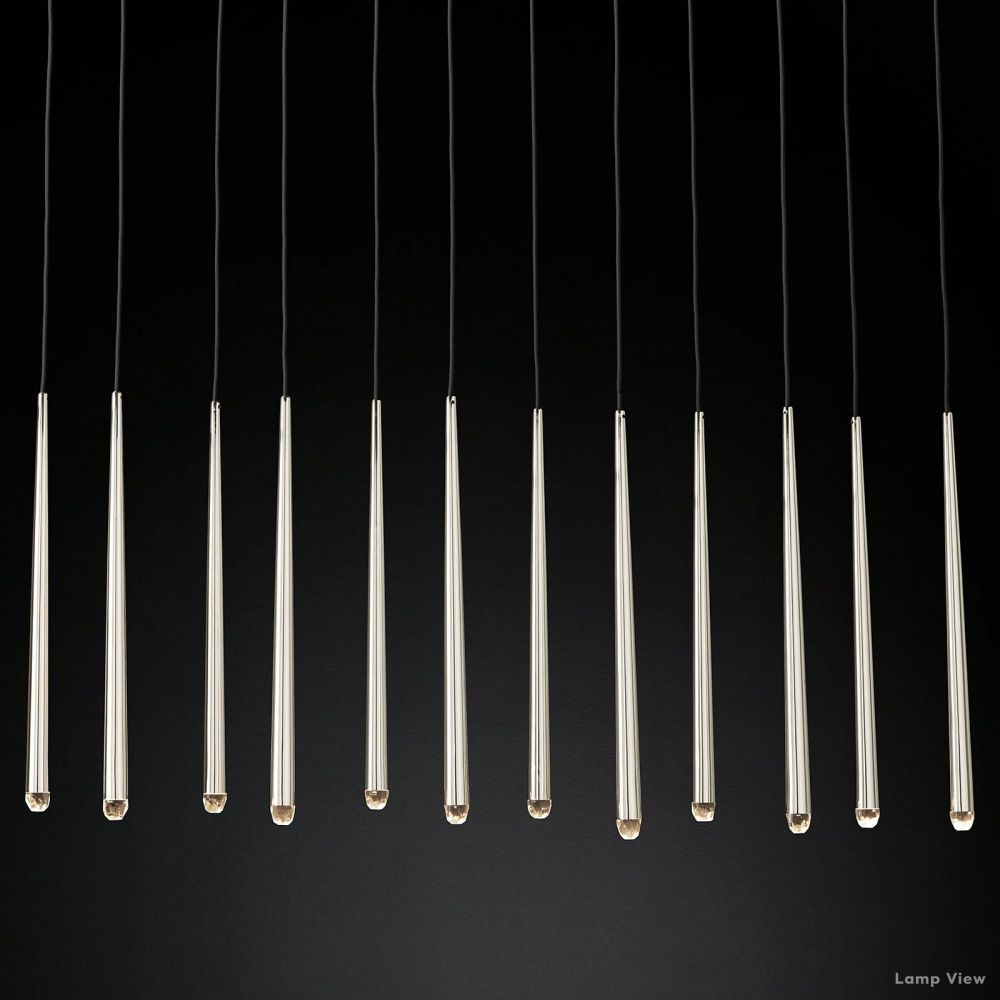 Aquitaine Conical Form Linear Chandelier 60"