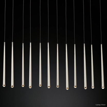 Aquitaine Conical Form Linear Chandelier 60"