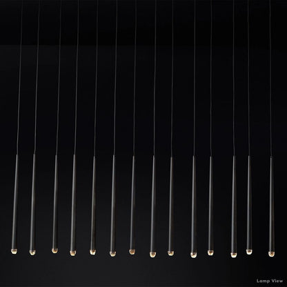 Aquitaine Conical Form Linear Chandelier 72"