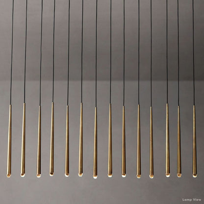 Aquitaine Conical Form Linear Chandelier 72"