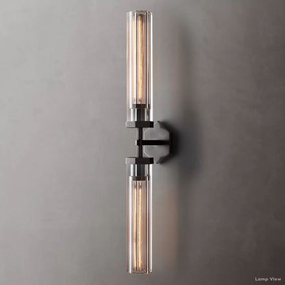 Lambert Hexagonal Shade Double Wall Sconce