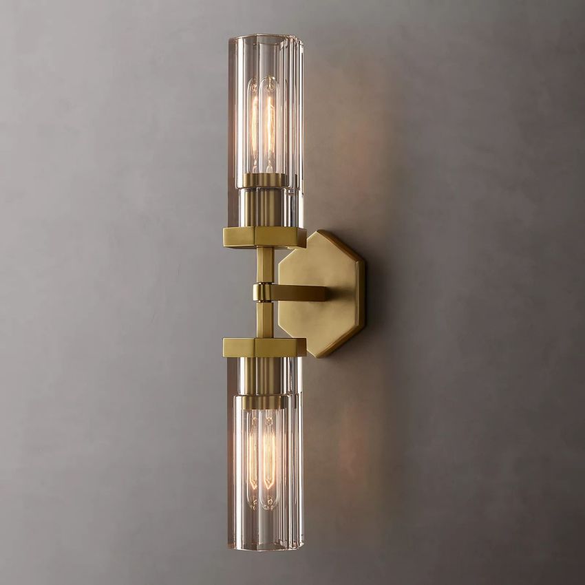Lambert Hexagonal Double Wall Sconce