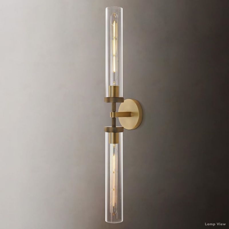 Lambert Cylindrical Shade Double Wall Sconce
