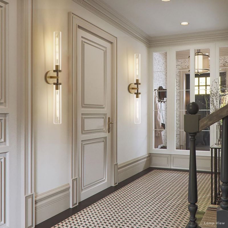 Lambert Cylindrical Shade Double Wall Sconce