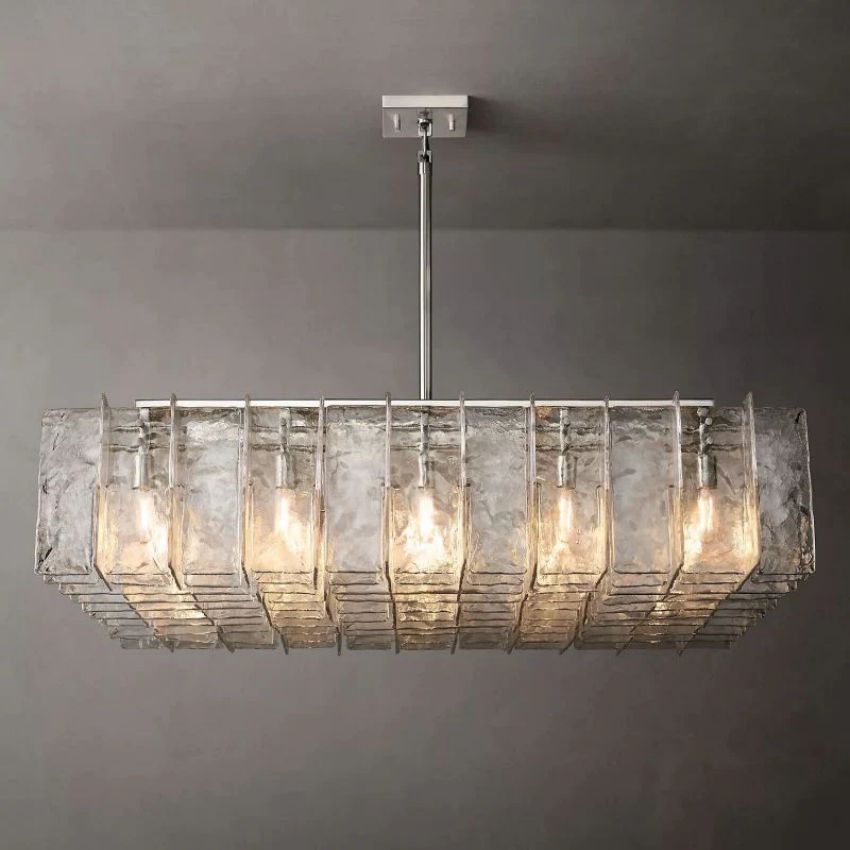 Lattice Square Chandelier 60"