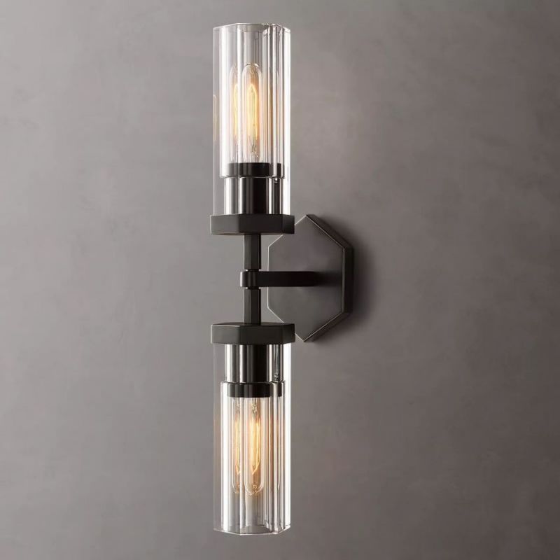 Lambert Hexagonal Double Wall Sconce