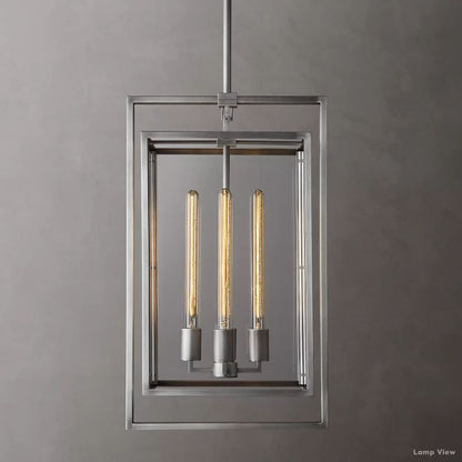 Beckman Grid Glass Pendant Light