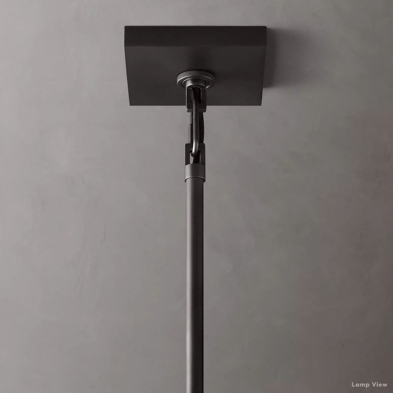 Beckman Grid Glass Pendant Light