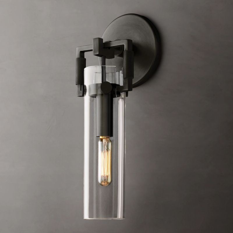 Machinist Cylinder Wall Sconce