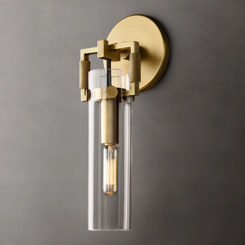 Machinist Cylinder Wall Sconce