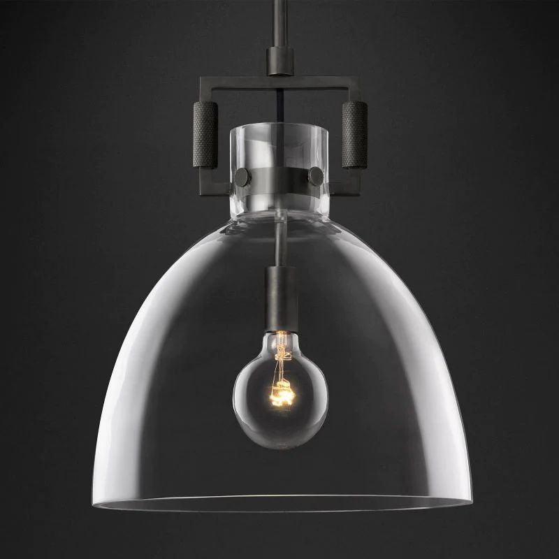 Machinist Cloche Pendant Light