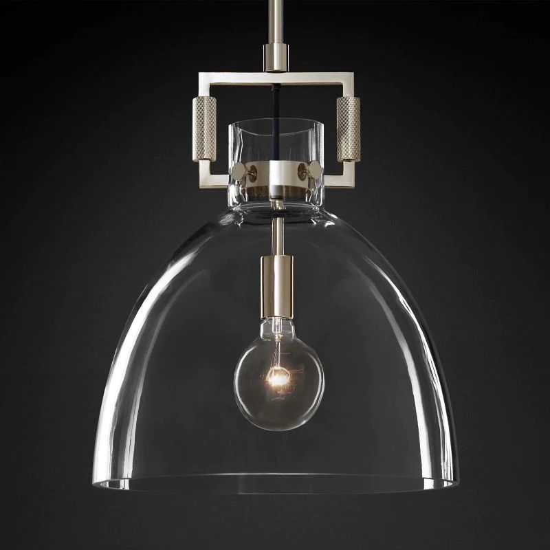 Machinist Cloche Pendant Light