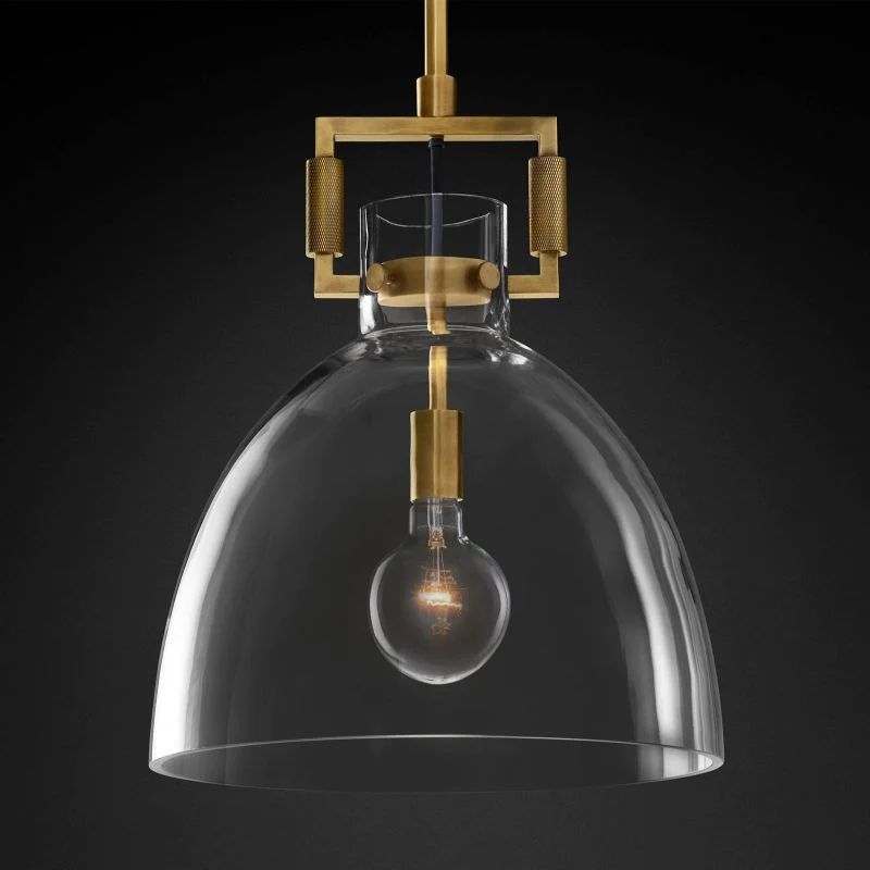 Machinist Cloche Pendant Light