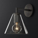 Utilitaire Funnel Wall Sconce