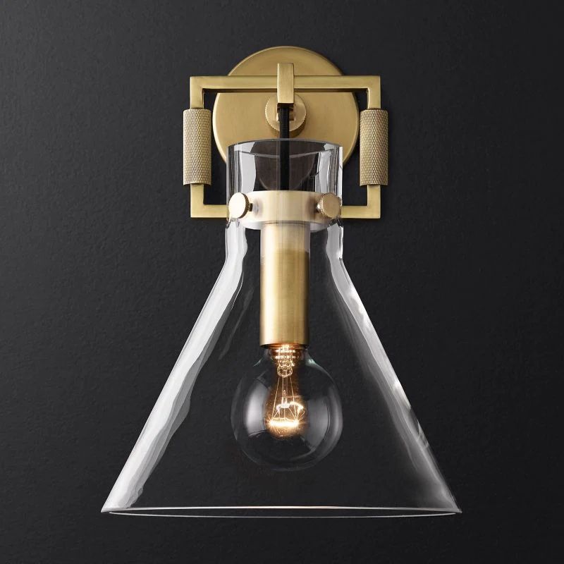 Machinist Funnel Wall Sconce