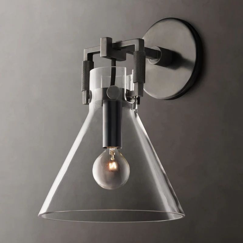 Machinist Funnel Wall Sconce