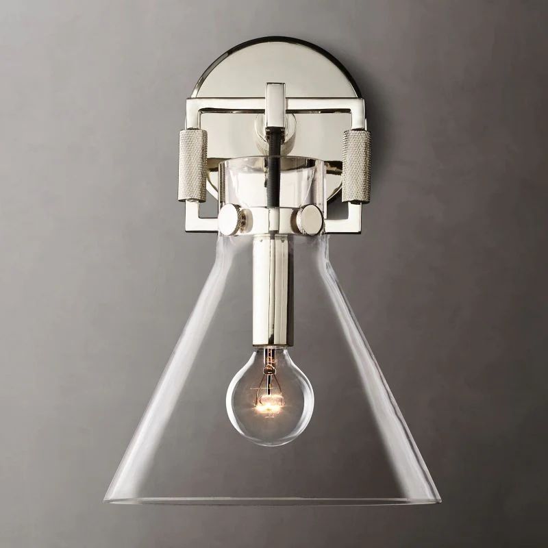 Machinist Funnel Wall Sconce