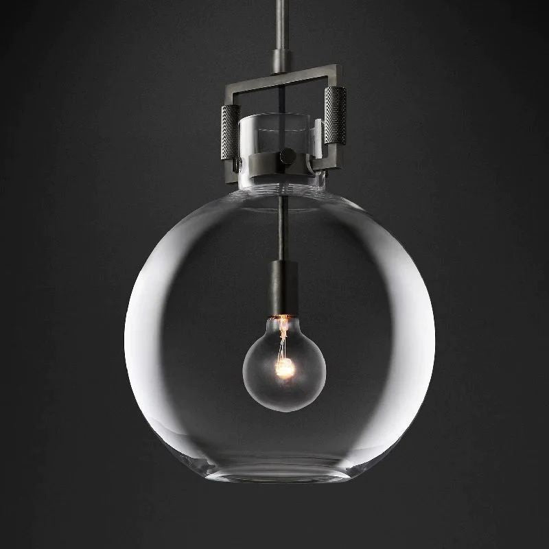 Machinist Globe Pendant Light