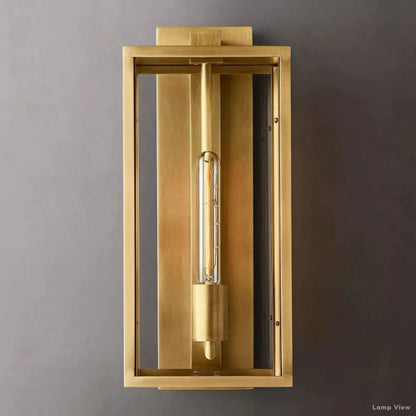 Beckman Grid Glass Wall Sconce