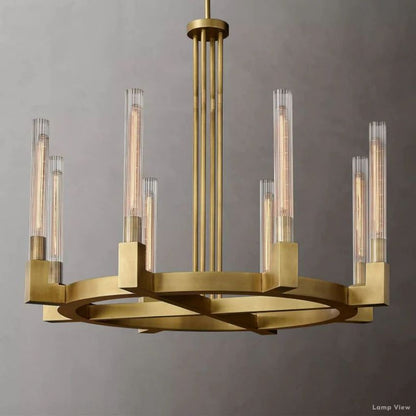 Cannele Beaux Arts Round Chandelier 36"