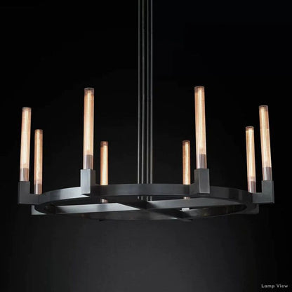 Cannele Beaux Arts Round Chandelier 48"