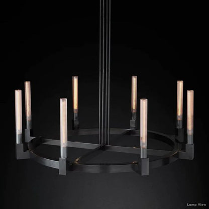 Cannele Beaux Arts Round Chandelier 48"