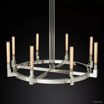 Cannele Beaux Arts Round Chandelier 48"