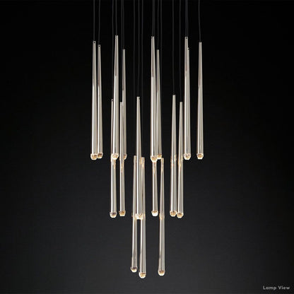 Aquitaine Conical Form Round Chandelier 30"