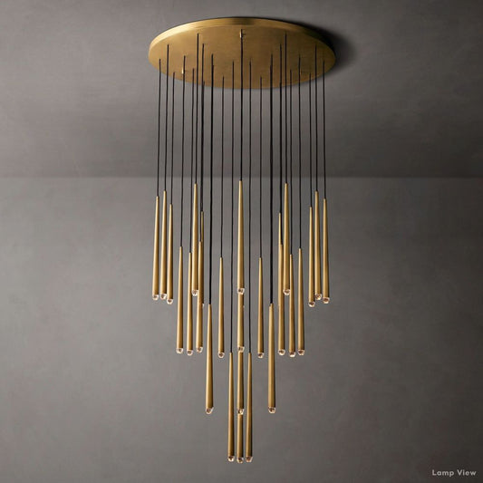 Aquitaine Conical Form Round Chandelier 48"