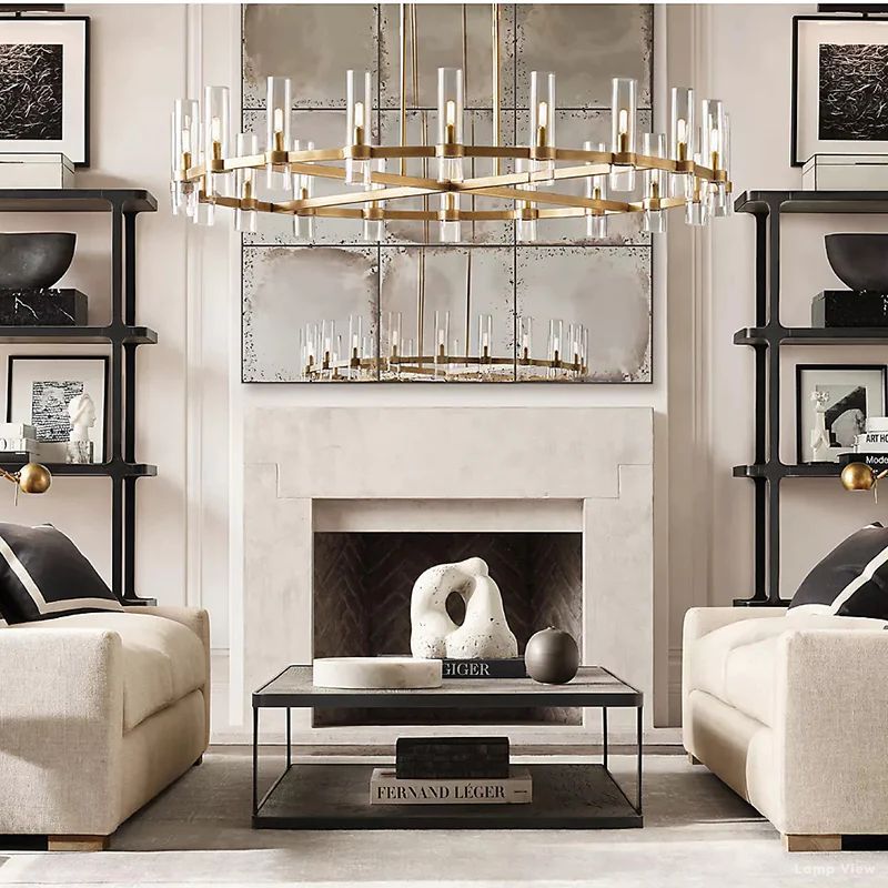Ravelle Round Chandelier 60" - ebuylight