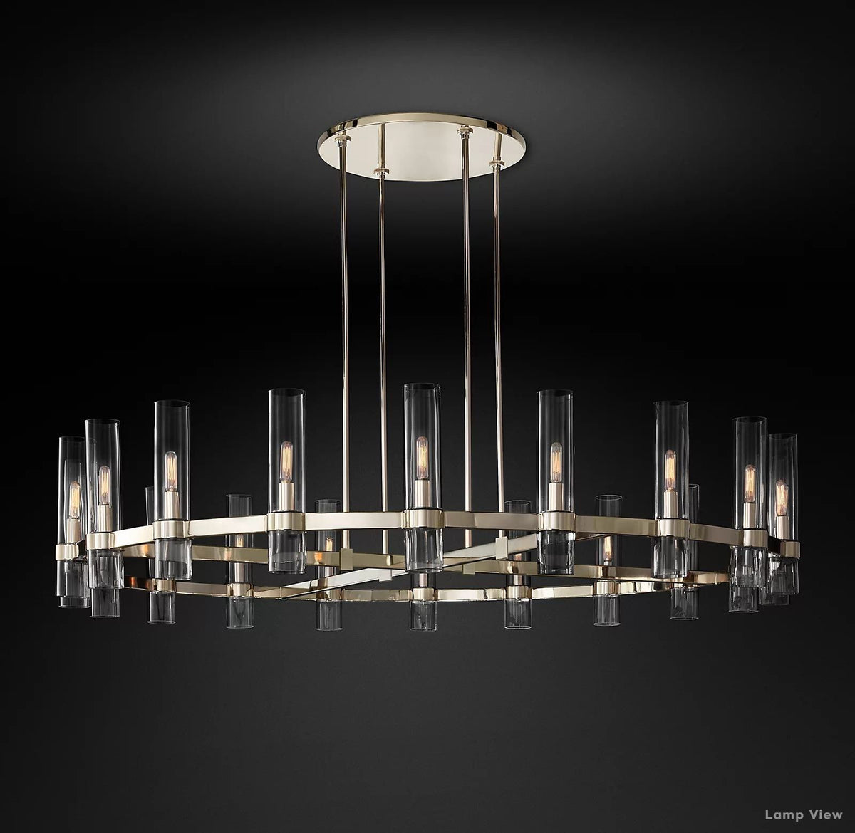 Ravelle Round Chandelier 60" - ebuylight