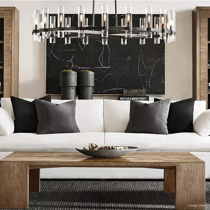 Ravelle Round Chandelier 60" - ebuylight