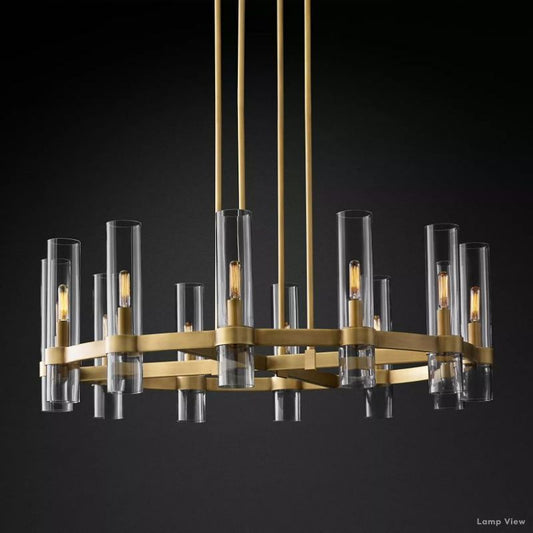 Ravelle Round Chandelier 36" - ebuylight
